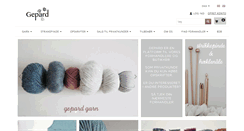 Desktop Screenshot of gepardgarn.dk